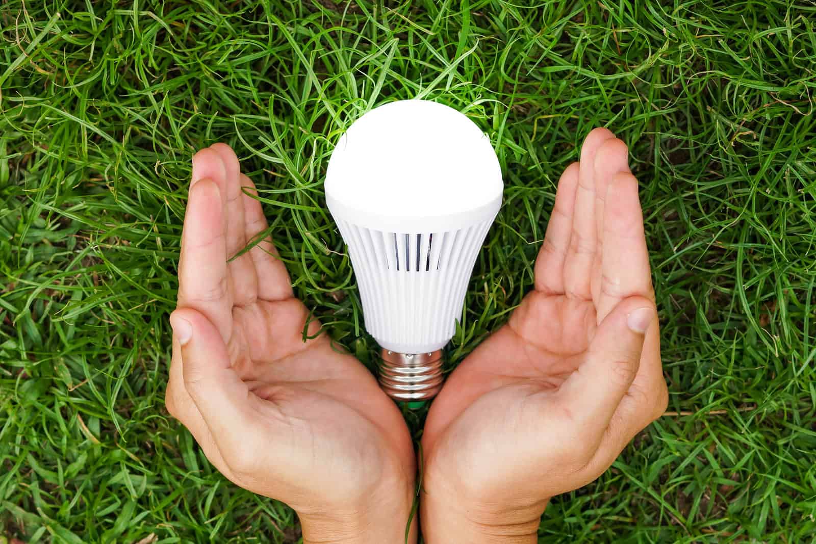 Energy-efficient LED lighting comparison showing cost savings